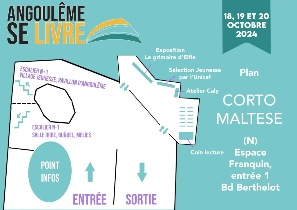 ESPACE FRANQUIN | Salle Corto Maltese (N) plan