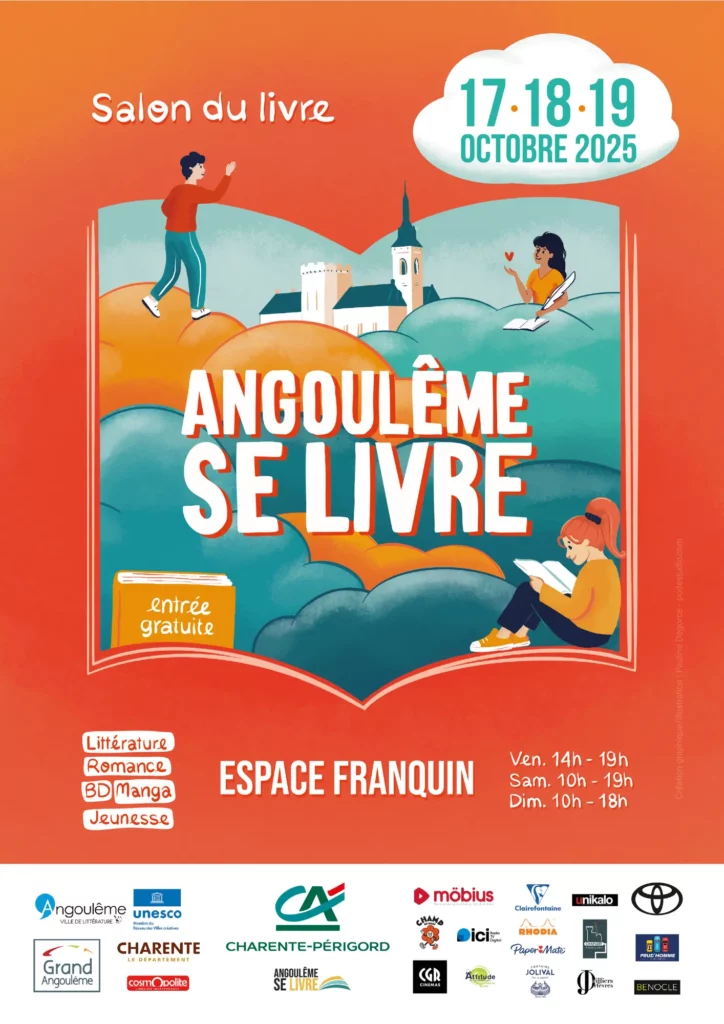 Affiche Angoulême Se Livre 2025 ©Pode Studio