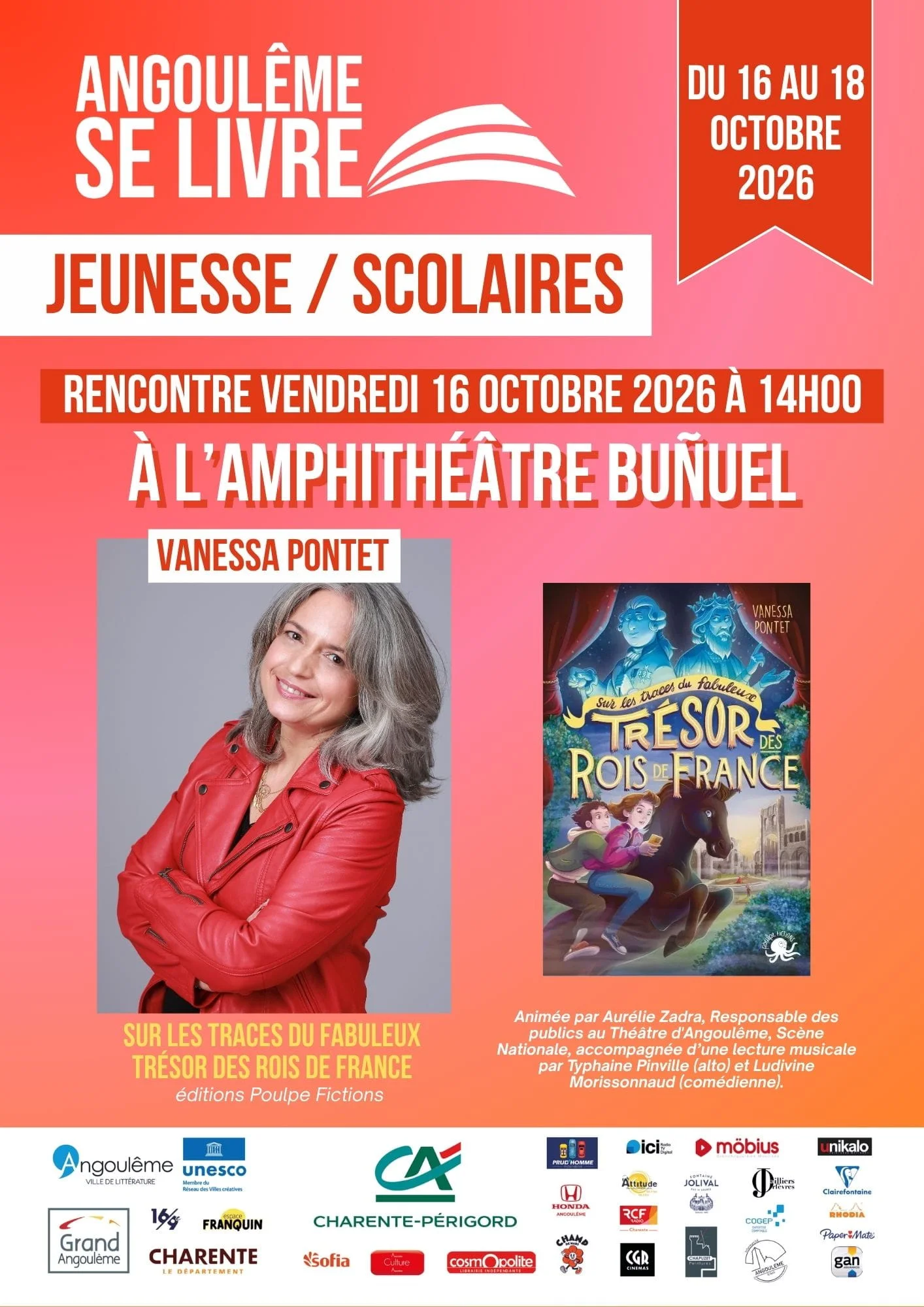 Rencontre jeunesse avec Vanessa Pontet à Angoulême Se Livre